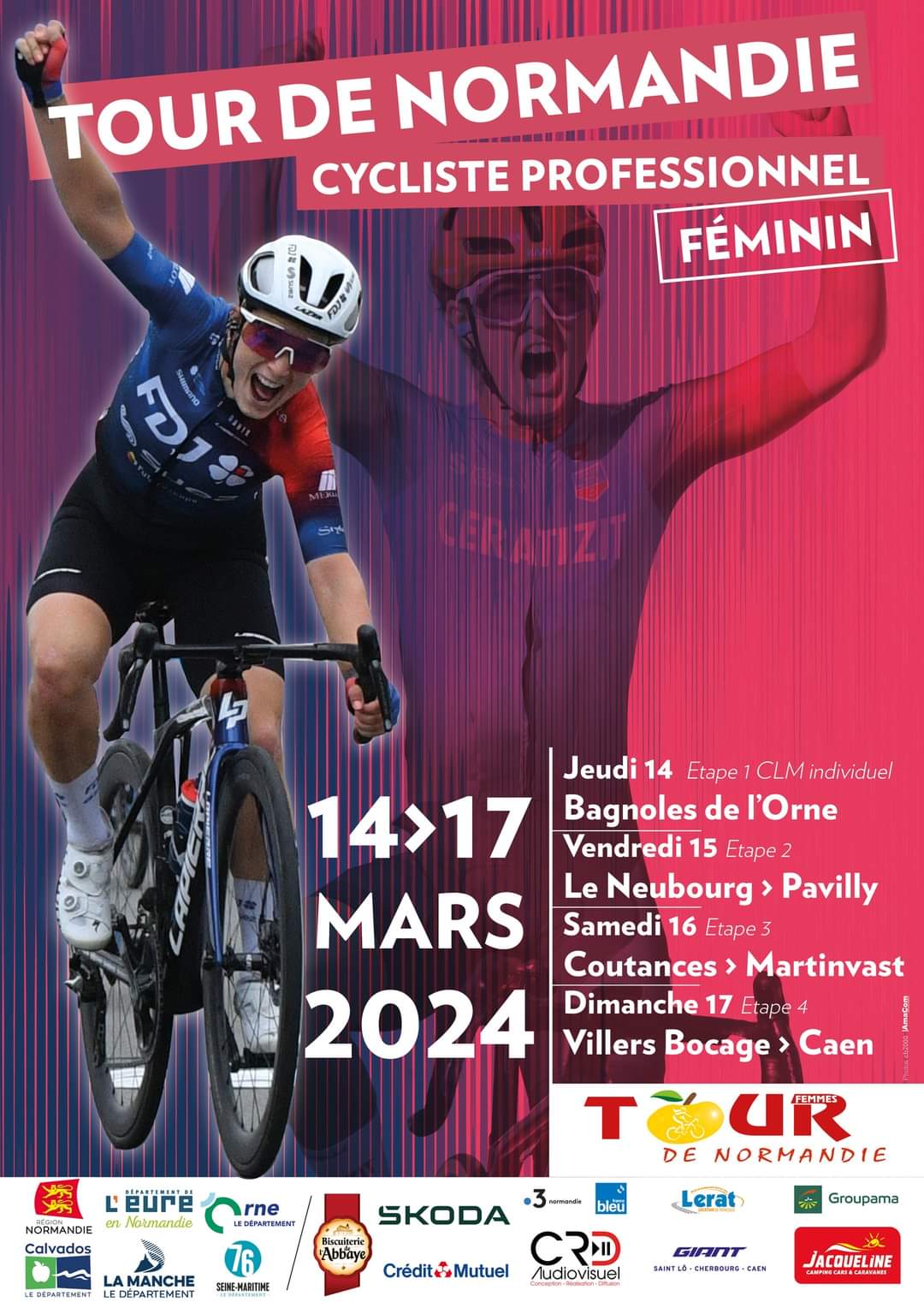 TOUR DE NORMANDIE CYCLISTE FEMININ 2024
